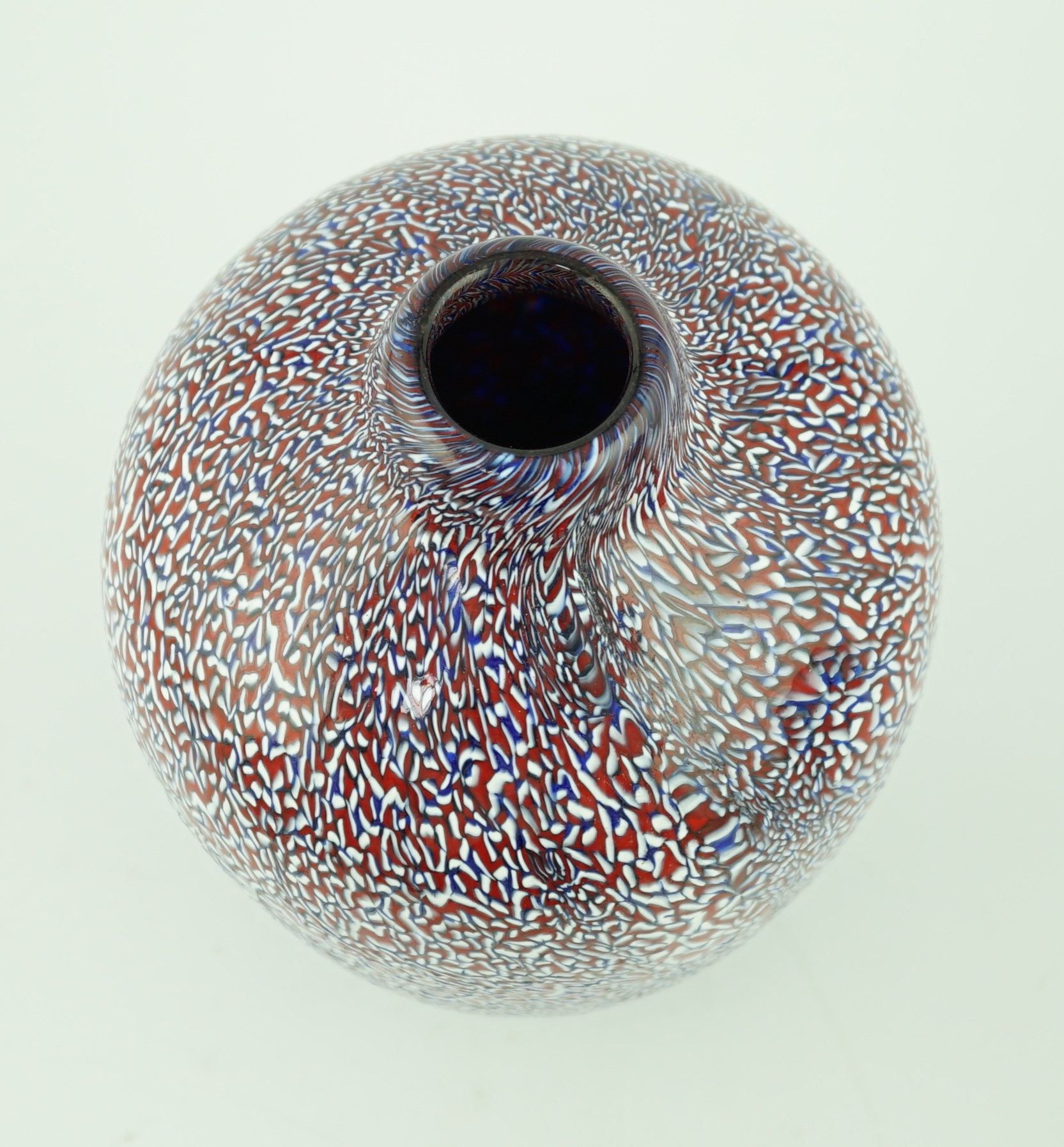 Vittorio Ferro (1932-2012), a Murano glass Murrine vase